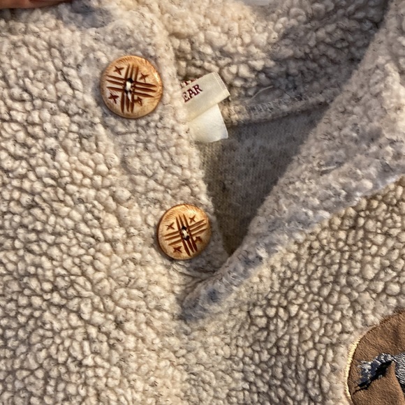 Art unlimited sportswear - L cream sweater with pockets and a horse patch - Picture 8 of 9